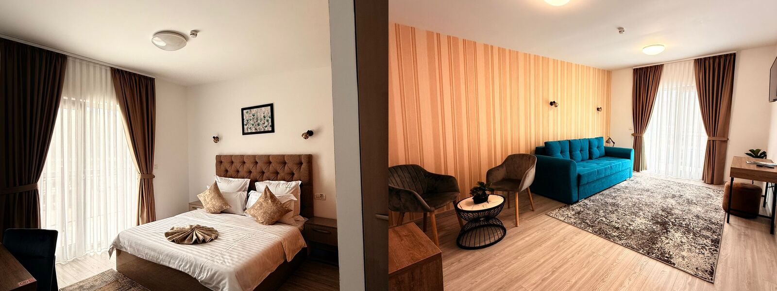 Cameră Apartament family la Partizan Resort cu vedere la Dunăre