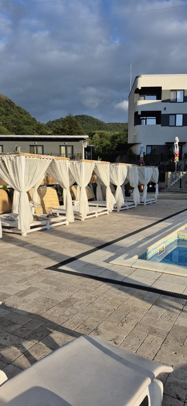 Evening view of Partizan Resort terrace